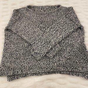 Knit Sweater- White and Black